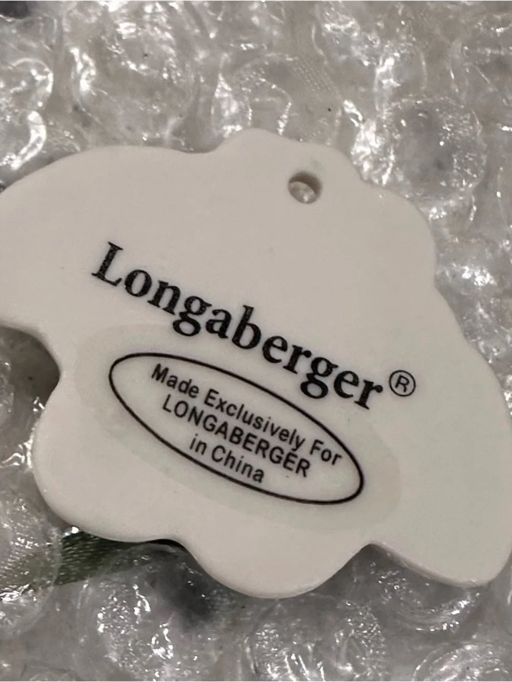 Longaberger Collectible Basket Charm Berry Tie-On NIB (Item #23101)